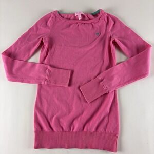 Lilly Pulitzer Shirt Womens XS Pink Crew Neck Lightweight Knit Tee Lightweight‎
